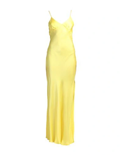 Shop Twinset Woman Maxi Dress Yellow Size 12 Viscose