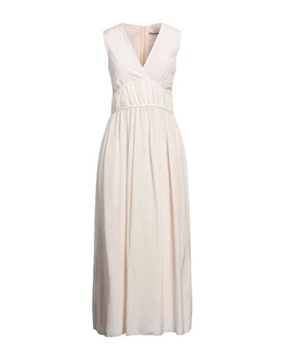 Shop Drykorn Woman Maxi Dress Ivory Size 4 Cotton, Viscose In White