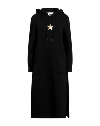 Shop Brand Unique Woman Midi Dress Black Size 2 Cotton, Polyester