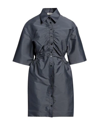 Sandro Woman Mini Dress Grey Size 2 Polyester, Polyamide In Grey