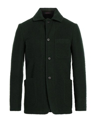 Shop The Gigi Man Coat Dark Green Size 46 Virgin Wool