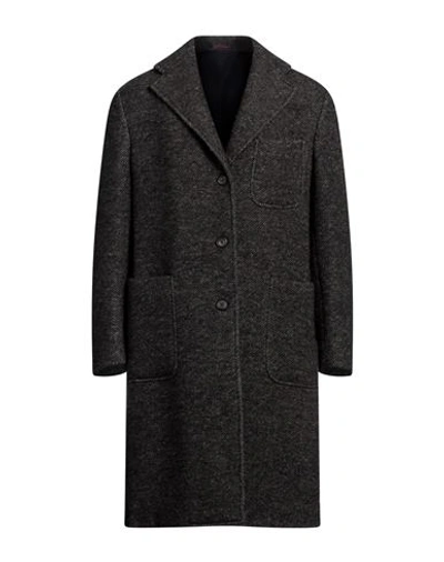 Shop The Gigi Man Coat Steel Grey Size 36 Virgin Wool, Alpaca Wool, Mohair Wool, Polyamide
