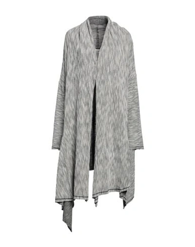 Un-namable Woman Overcoat Grey Size 8 Cotton In Grey
