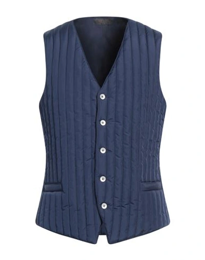 Shop Asfalto Man Jacket Navy Blue Size 42 Polyester