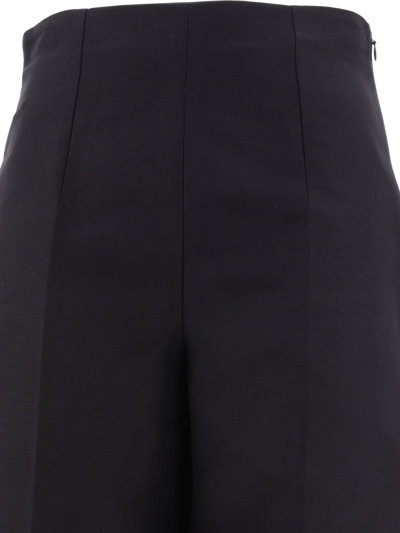 Shop Marni Cropped Cotton Cady Trousers
