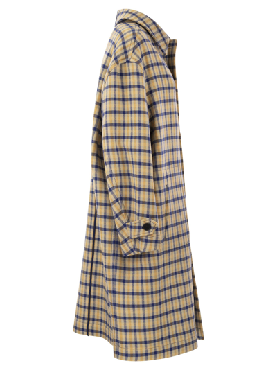 Marni Oversized Reversible Coat With Collar And Cut On The Back Of The Neck