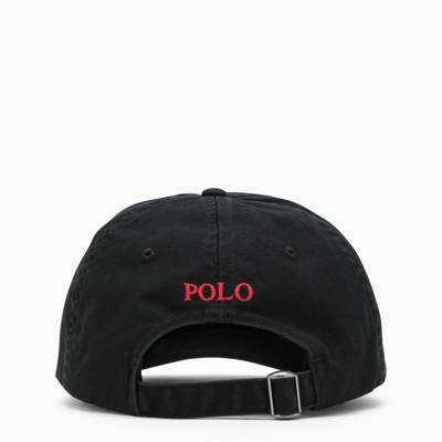 Shop Polo Ralph Lauren Black Baseball Cap With Logo