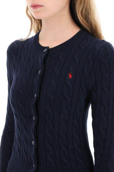 Shop Polo Ralph Lauren Cable Knit Cotton Cardigan