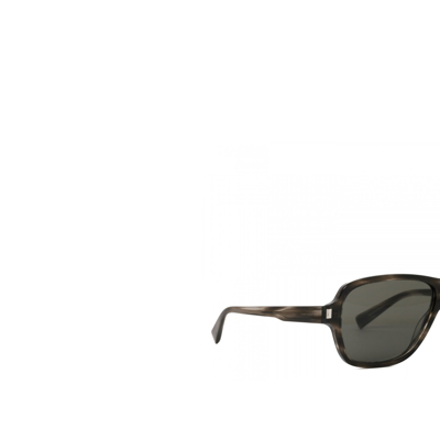 Shop Saint Laurent 609 Aviator Sunglasses