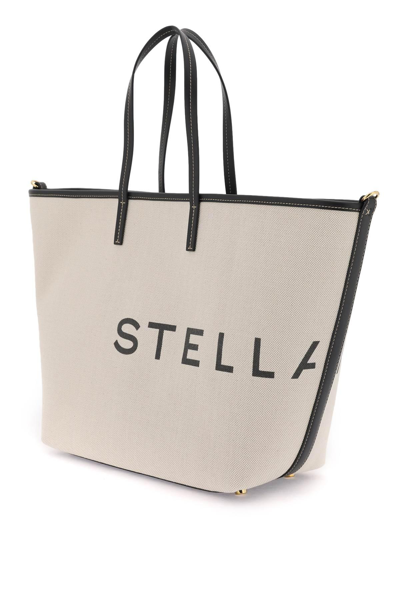 Shop Stella Mccartney Stella Mc Cartney Organic Cotton Canvas Tote Bag