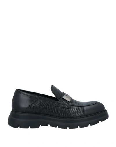 Shop Mich E Simon Mich Simon Man Loafers Black Size 9 Leather