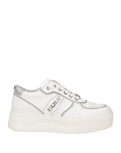 Shop Cult Woman Sneakers White Size 8 Leather