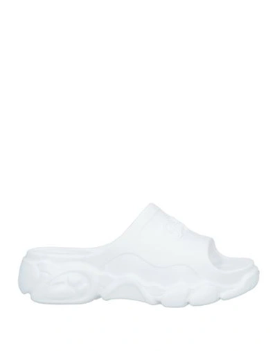 Shop Buffalo Woman Sandals White Size 7.5 Rubber