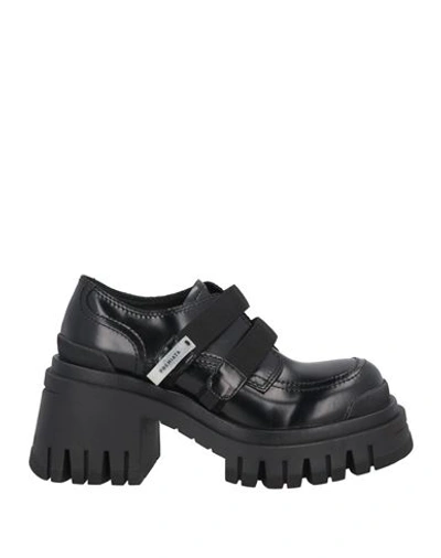 Shop Premiata Woman Loafers Black Size 6 Leather