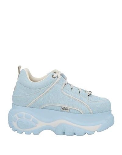 Shop Buffalo Woman Sneakers Blue Size 6.5 Textile Fibers