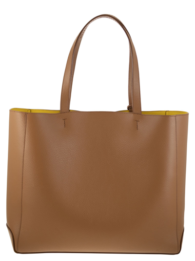 Shop Tod's Leather Shopping Bag