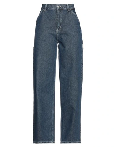 Shop Carhartt Woman Jeans Blue Size 29 Organic Cotton