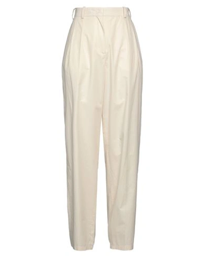 Shop Joseph Woman Pants Beige Size 10 Cotton