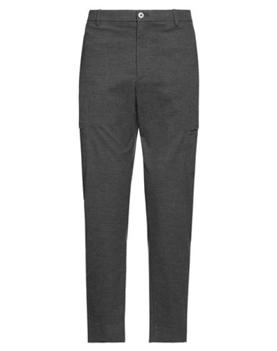 Shop Gta Il Pantalone Man Pants Lead Size 36 Polyester, Viscose, Cotton, Elastane In Grey