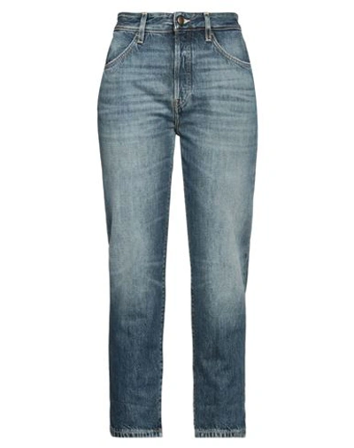 Washington Dee Cee Washington Dee-cee Woman Denim Pants Blue Size 30 Organic Cotton In Blue