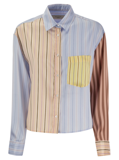 Shop Weekend Max Mara Suez Striped Twill Shirt