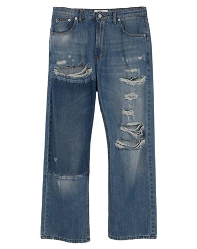 Shop Faith Connexion Man Jeans Blue Size 46 Cotton