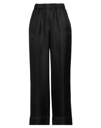 Shop The Nina Studio Woman Pants Black Size 6 Silk