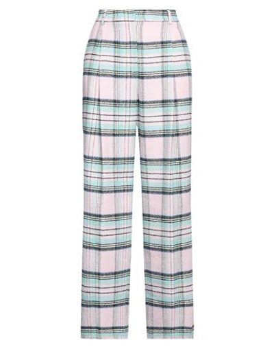 Shop Jucca Woman Pants Pink Size 8 Cotton, Polyester, Linen
