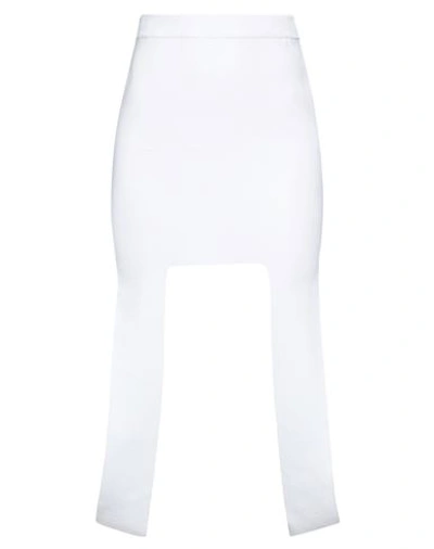 Shop Boyarovskaya Woman Mini Skirt White Size M Viscose, Polyester