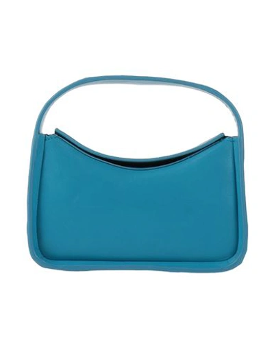Shop Stand Studio Woman Handbag Azure Size - Lambskin In Blue