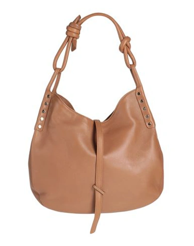 Shop Zanellato Woman Shoulder Bag Brown Size - Leather