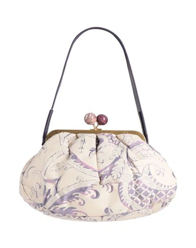 Shop Weekend Max Mara Woman Handbag Light Purple Size - Cotton
