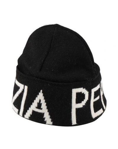 Shop Patrizia Pepe Woman Hat Black Size Onesize Wool, Polyamide
