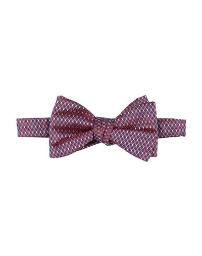 Shop Eton Man Ties & Bow Ties Garnet Size - Silk In Red