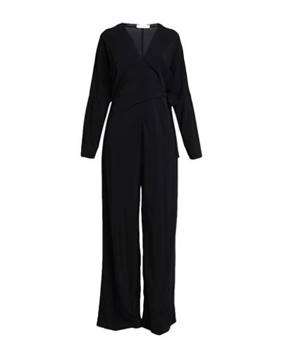 Shop Jucca Woman Jumpsuit Black Size 12 Viscose, Elastane