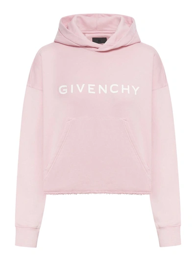 Shop Givenchy Hoodies Sweatshirt In Pink & Purple