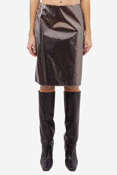 Shop Aspesi Skirts In Grey