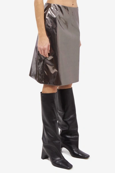 Shop Aspesi Skirts In Grey