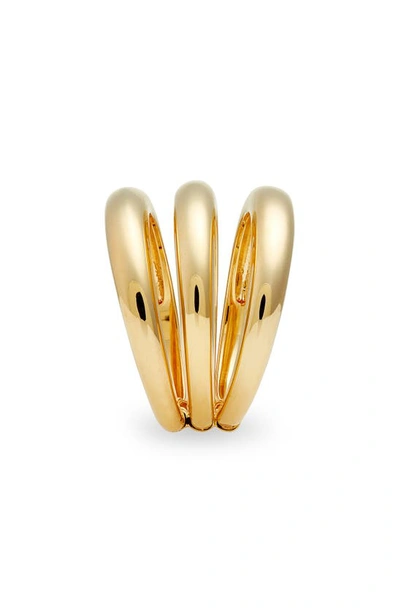 Shop Nordstrom Moving Triple Ring In 14k Gold Plated