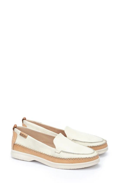 Pikolinos Gandia Moc Toe Loafer In Nata