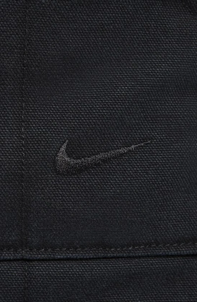 Shop Nike Life Padded Work Vest In Black/ Black
