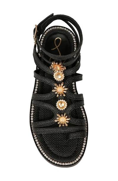 Shop Sam Edelman Tianna Ankle Strap Sandal In Black