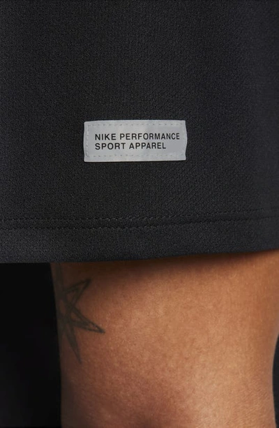 Shop Nike Dri-fit Miler Flash Running T-shirt In Black