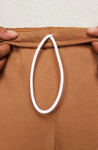 Shop Nike Lab Fleece Sweatpants In Ale Brown/ White