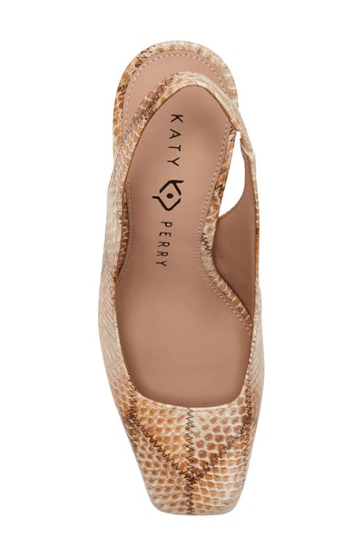 Katy Perry The Hollow Heel Slingback Pump In Tan Multi
