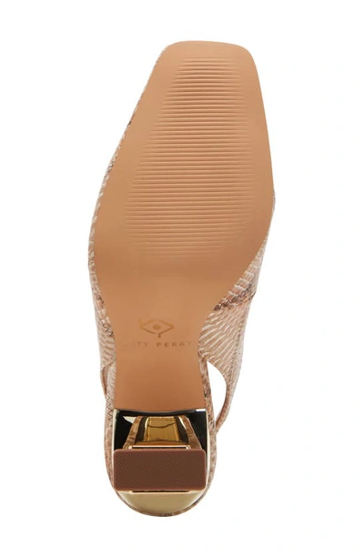 Shop Katy Perry The Hollow Heel Slingback Pump In Tan Multi