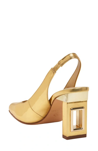 Shop Katy Perry The Hollow Heel Slingback Pump In Gold
