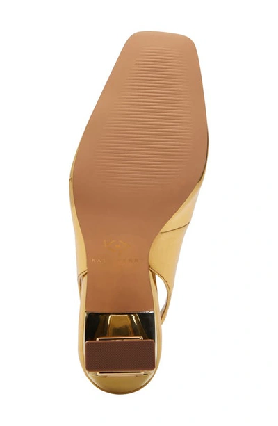Shop Katy Perry The Hollow Heel Slingback Pump In Gold