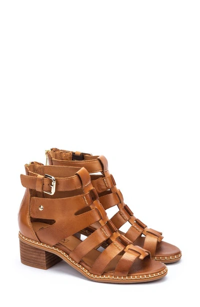 Shop Pikolinos Blanes Cage Sandal In Brandy