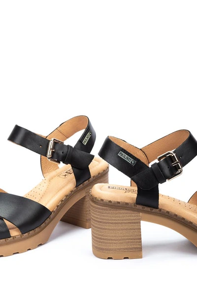 Shop Pikolinos Canarias Ankle Strap Sandal In Black